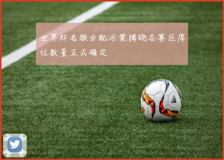 世界杯名额分配方案揭晓各赛区席位数量正式确定
