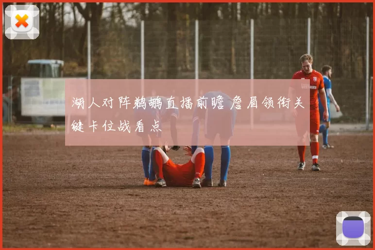 湖人对阵鹈鹕直播前瞻 詹眉领衔关键卡位战看点